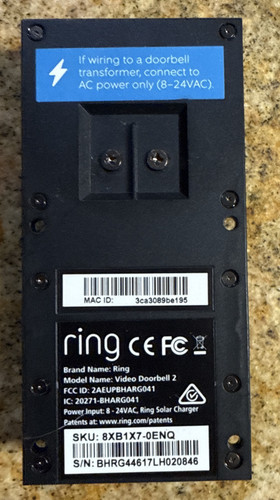 Ring video doorbell battery - ring,