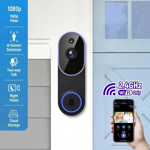 Wifi ring doorbell 1080p - ring,