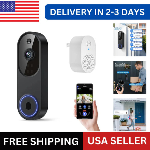 Wifi ring doorbell 1080p - wifi, hd