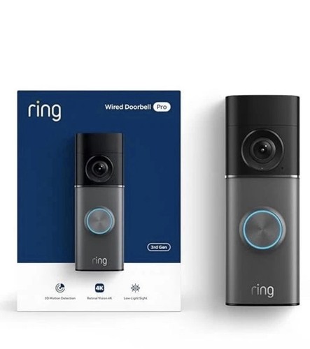 Ring wired doorbell - wired, (3rd