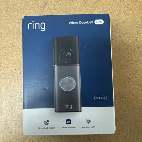 Ring wired doorbell pro - wired, (3rd
