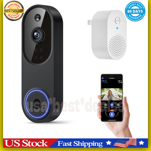Wifi ring doorbell 1080p - 1080p, hd