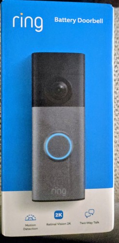 Ring battery doorbell camera - ring,