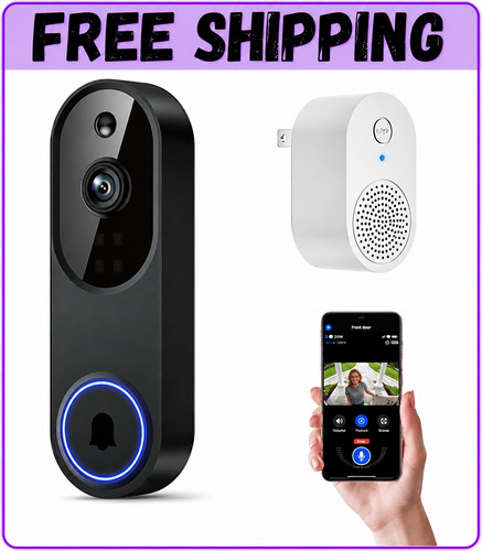 Ring video doorbell 1080p - video,