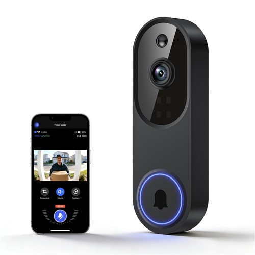 Wifi ring doorbell 1080p - ring,
