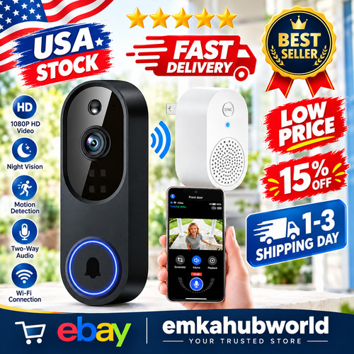 Ring video doorbell 1080p - ring, hd