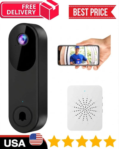 Wifi ring doorbell 1080p - ring, hd