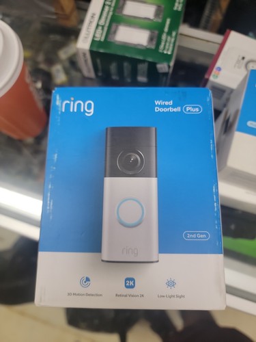 New ring wired doorbell plus - new,