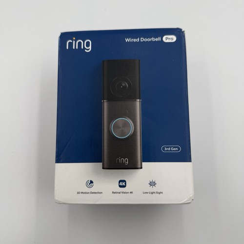 Ring wired doorbell pro 3rd - wired, (3rd