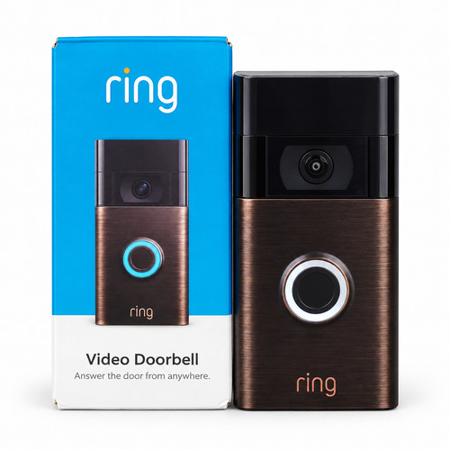 Ring video doorbell - ring-video, box